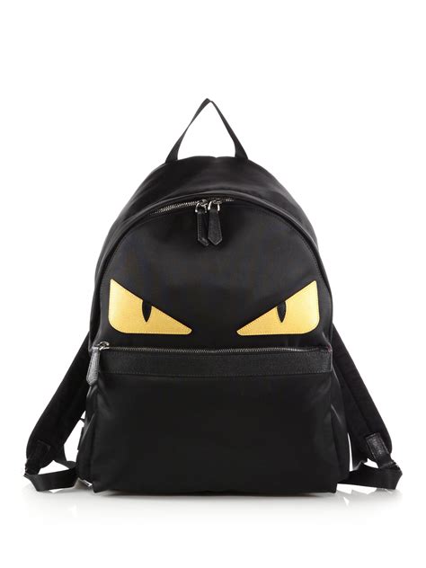 fendi monster mini backpack|Fendi monster backpack yellow.